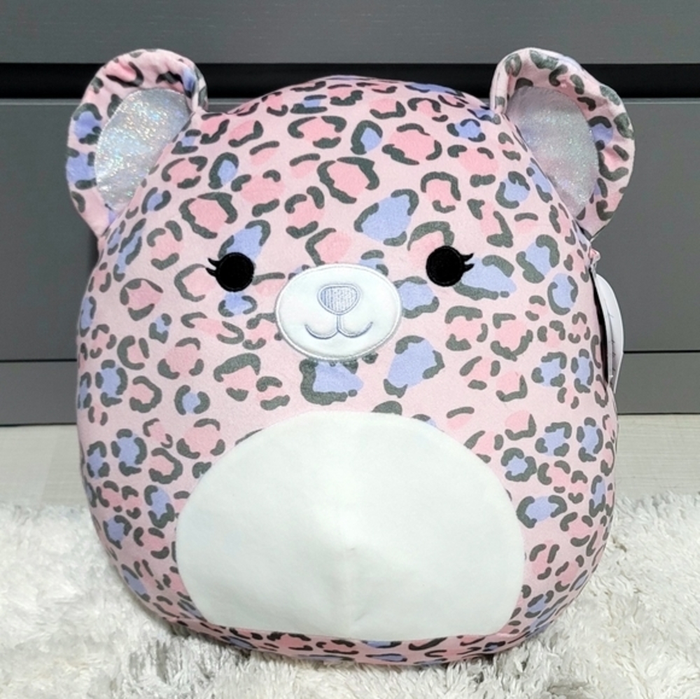 NWT Squishmallow Dallas the Spotted Leopard #1385